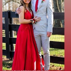 RED PROM DRESS